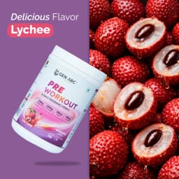 Sour Lychee Flavour Pre-Workout Supplement - thumbnail 4