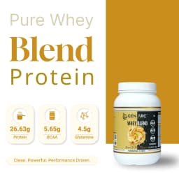 Whey Protein Blend Kesar Badam Flavour (1 kg) - thumbnail 2