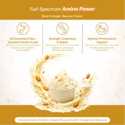 Whey Protein Blend Kesar Badam Flavour (1 kg) - thumbnail 4