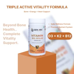 Gen-Arc Vitamin D3, B12 & K2 Capsules - thumbnail 2