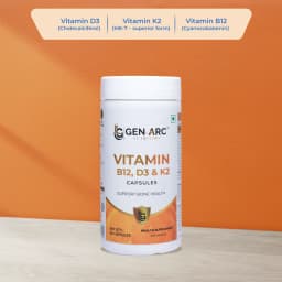 Gen-Arc Vitamin D3, B12 & K2 Capsules - thumbnail 1