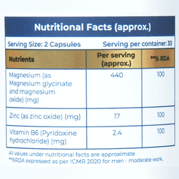 Gen-Arc Zinc Magnesium Aspartate (ZMA) Capsules - thumbnail 5