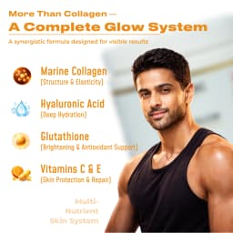 Marine Glow Orange Peach Flavour Collagen - thumbnail 3