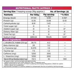 Sour Lychee Flavour Pre-Workout Supplement - thumbnail 9