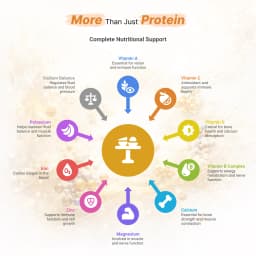 Whey Protein Blend Kesar Badam Flavour(2 kg) - thumbnail 7