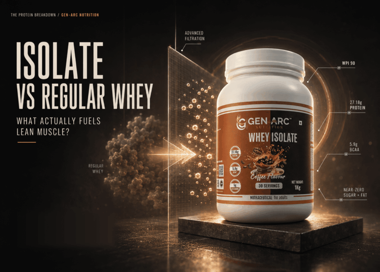Whey Isolate vs Regular Whey Protein: Which Is Better for Lean Muscle Gain? | Gen-Arc Nutrition